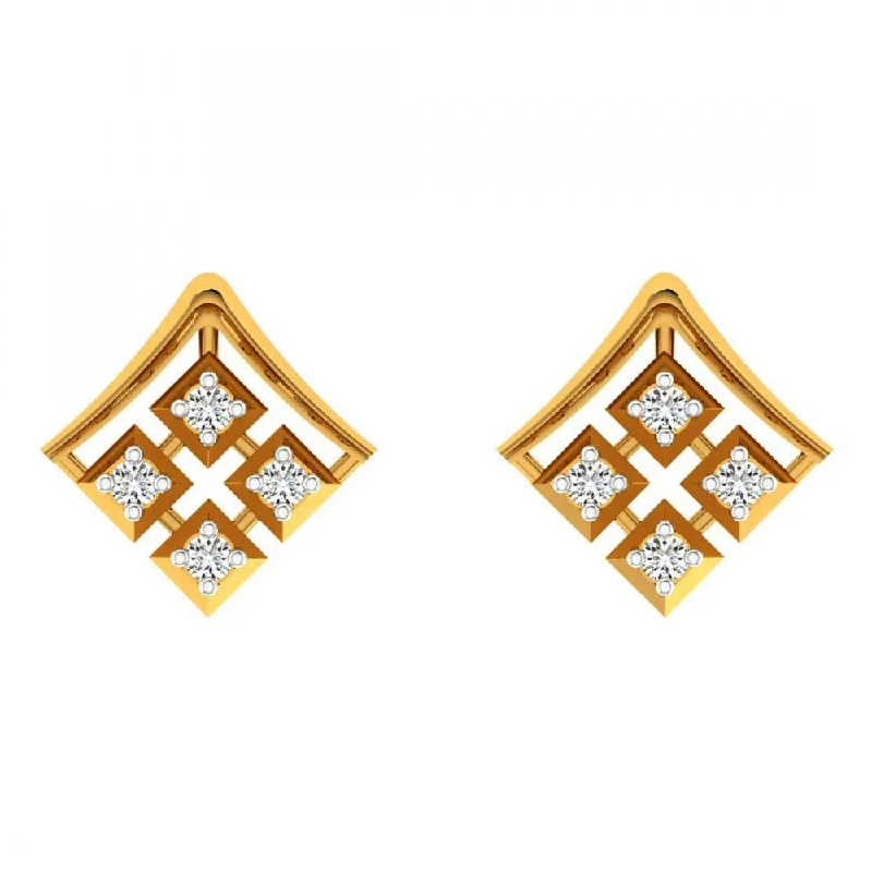 14KT (585) Yellow Gold Earring For Women