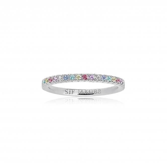 Multicoloured Zirconia Ellera Ring SJ-R2869-XCZ