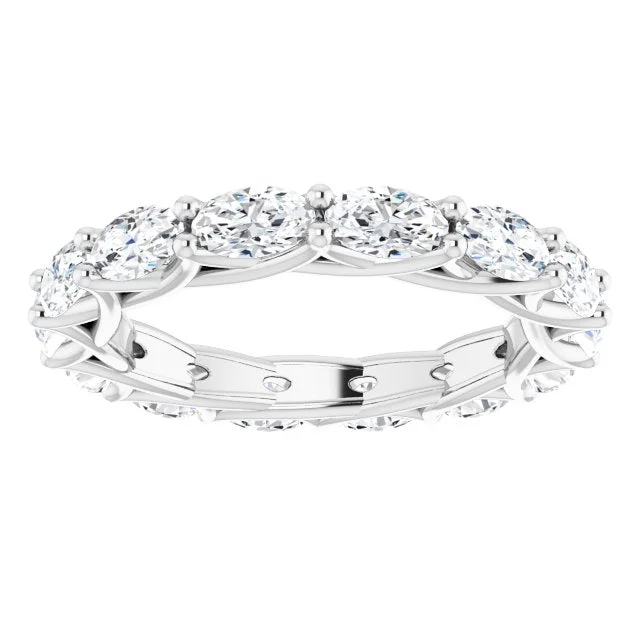 2.94 ct. Oval Diamond Trellis Eternity Band