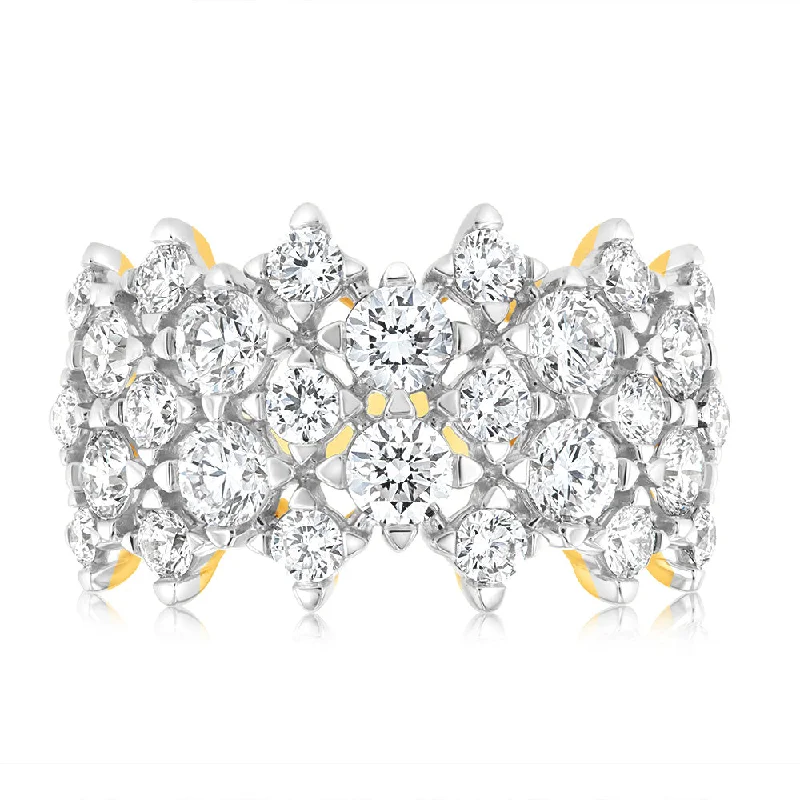 Luminesce Lab Grown 9ct Yellow Gold 2 Carat Diamond Ring