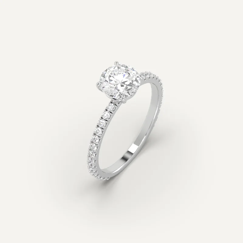 1.33 carat Round Cut Diamond Ring