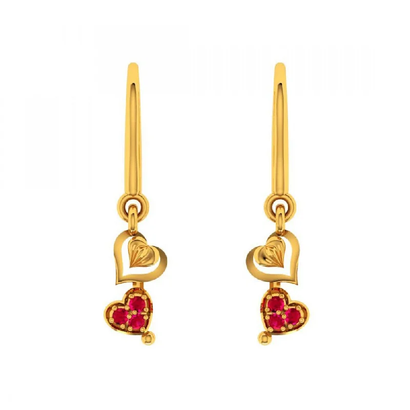 14KT (585) Yellow Gold Earring For Women