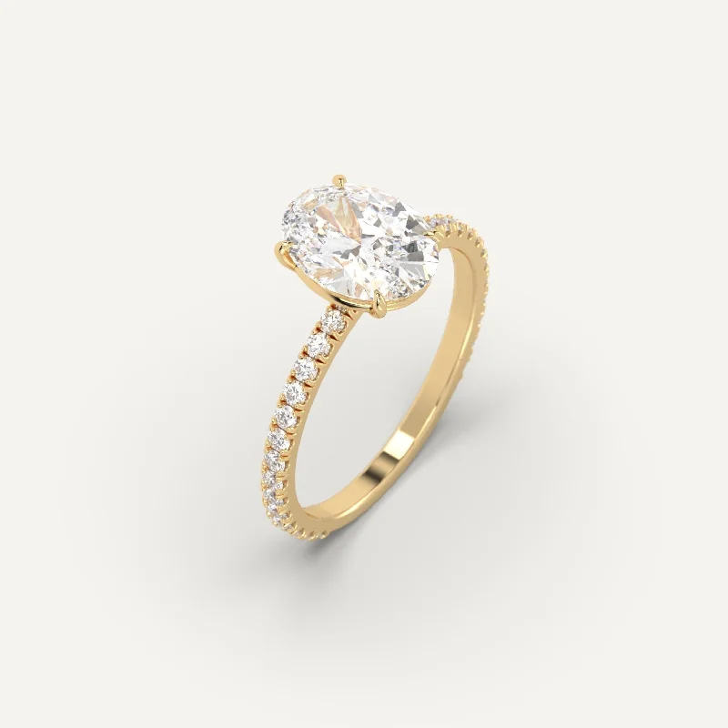 2 carat Oval Cut Diamond Ring