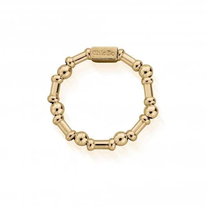 Gold Rhythm Of Water Ring