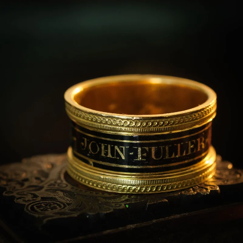 Treasured Antique Enamelled Mourning Ring