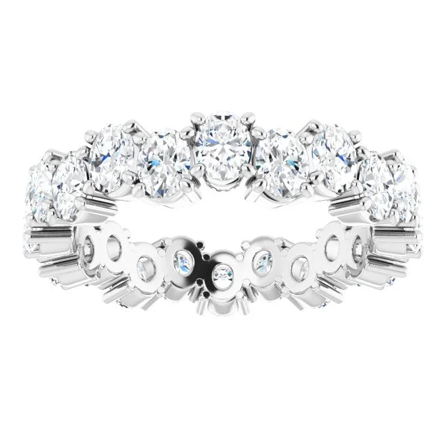 3.96 ct. Oval Diamond Eternity Band