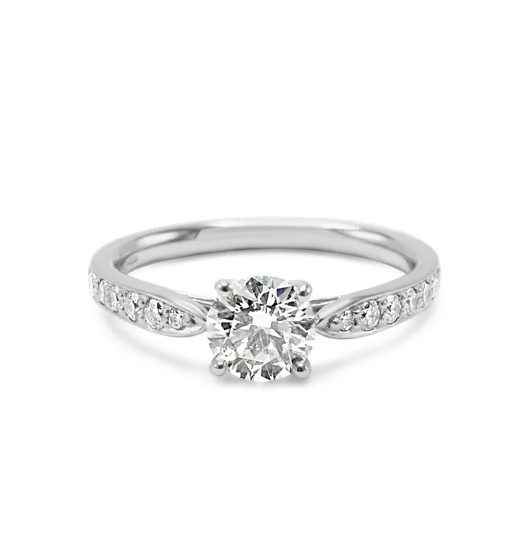 Tiffany Harmony Solitaire Diamond Engagement Ring - Platinum