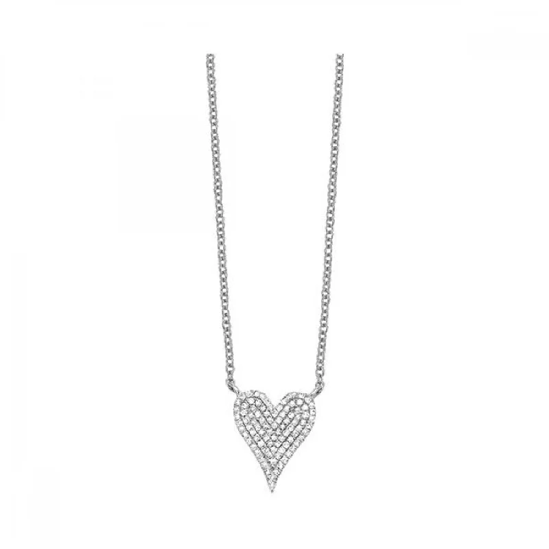 Diamond Pavé Heart Pendant