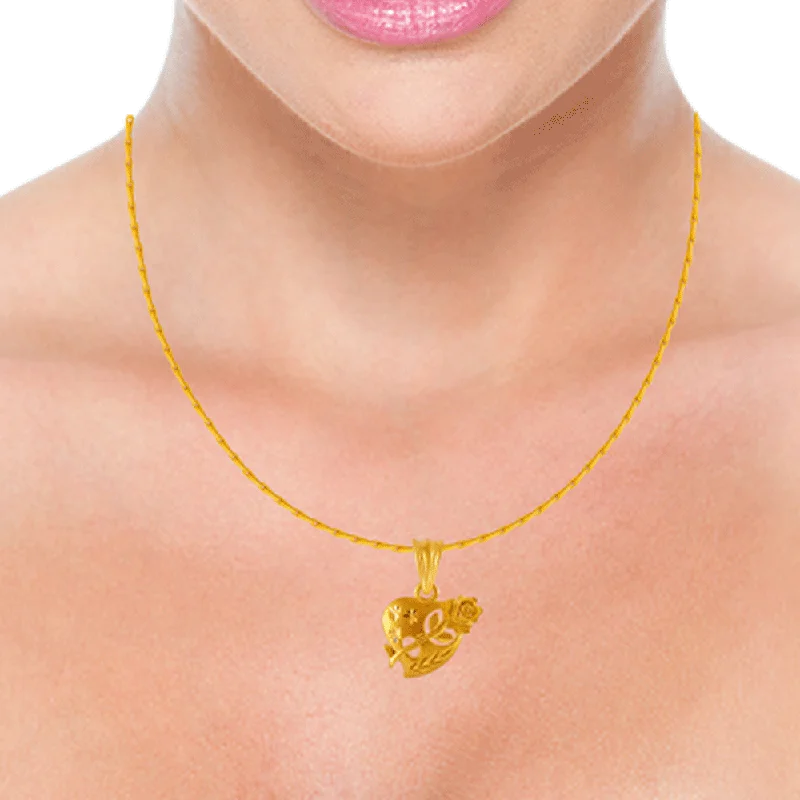 14KT (585) Yellow Gold Pendant For Women