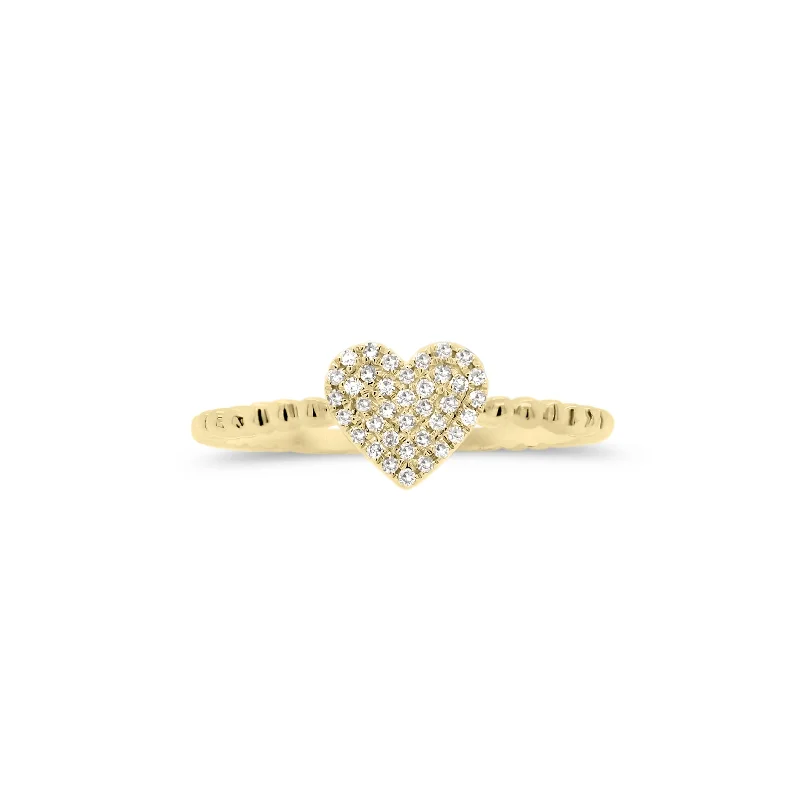 Diamond Heart Ring