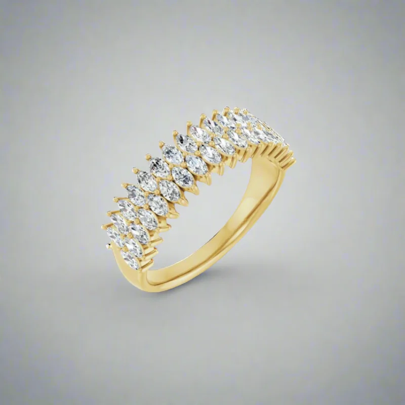 1 CTW Double Marquise Ring