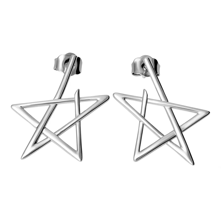 Lucy Q Sterling Silver Sol Star Stud Earrings