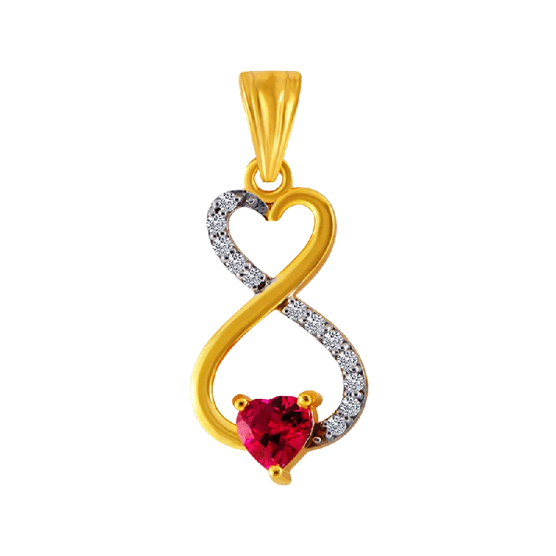 14KT (585) Yellow Gold Pendant For Women