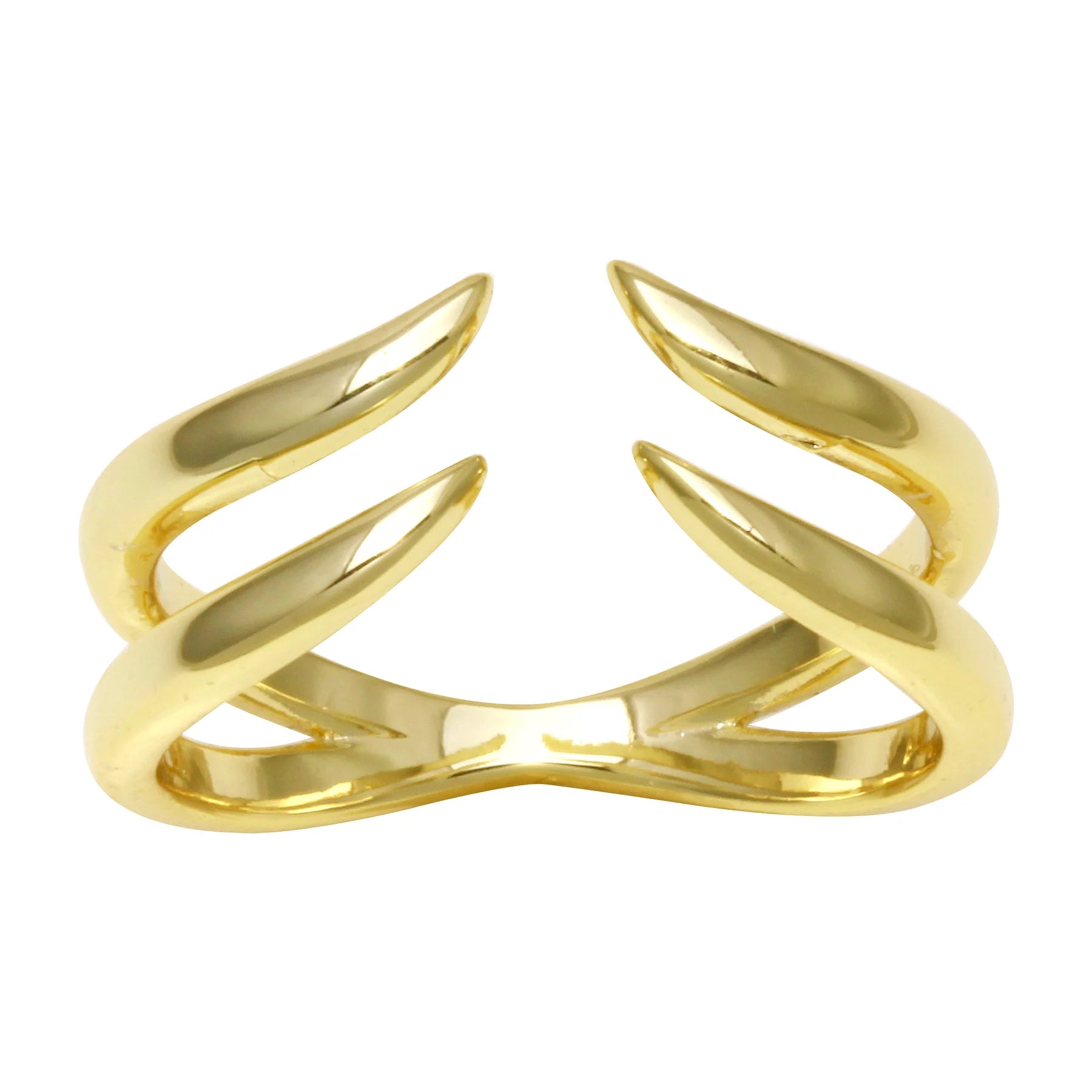 Solid Double Claw Ring