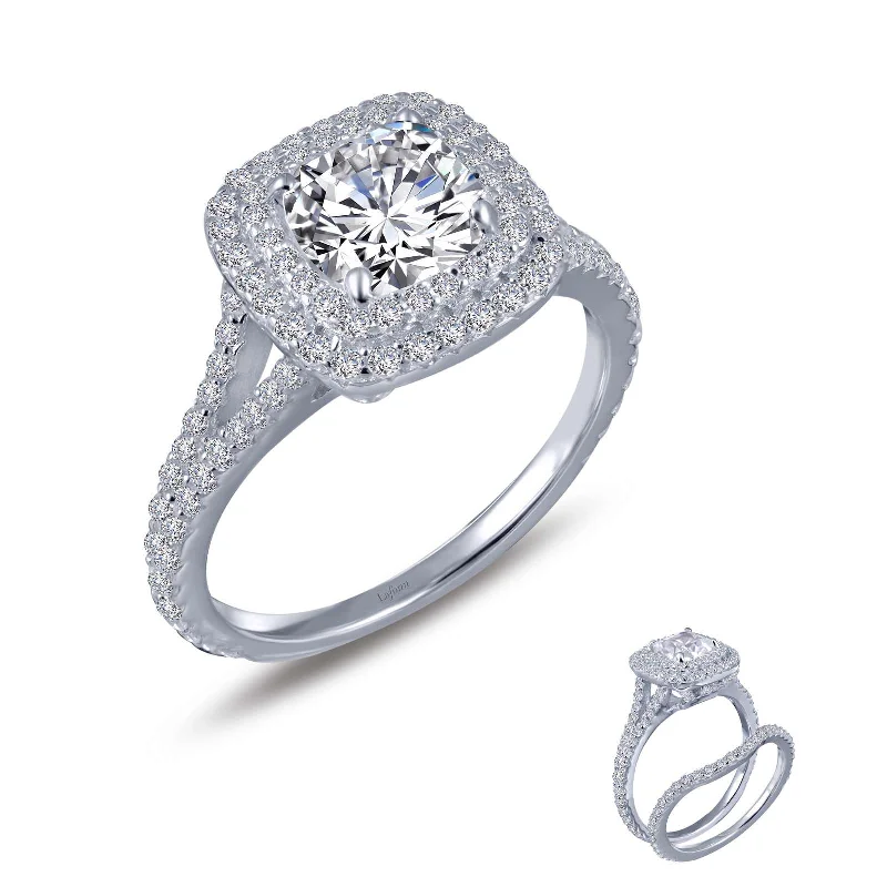 Lafonn Simulated Diamond Double Halo Ring R0151CLP