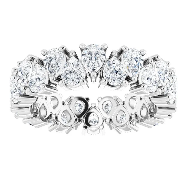 5.46 ct. Pear Diamond Eternity Band