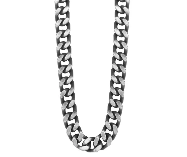 Stainless Steel Curb Link Chain Necklace