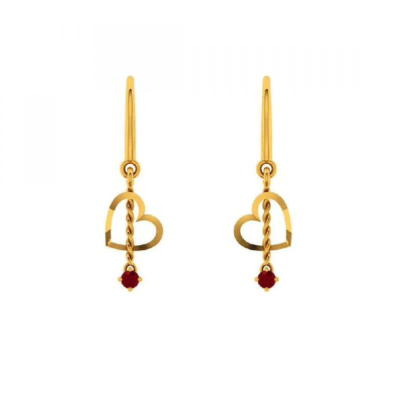 14KT (585) Yellow Gold Earring For Women