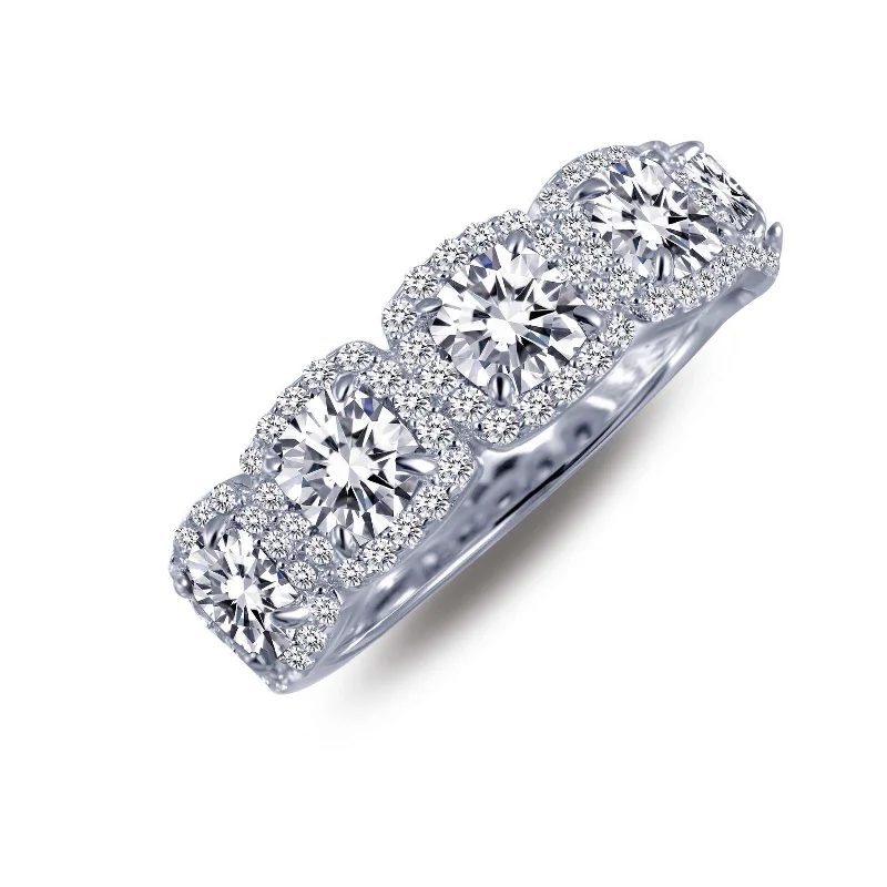 Lafonn Simulated Diamond Halo Eternity Anniversary Ring R0145CLP