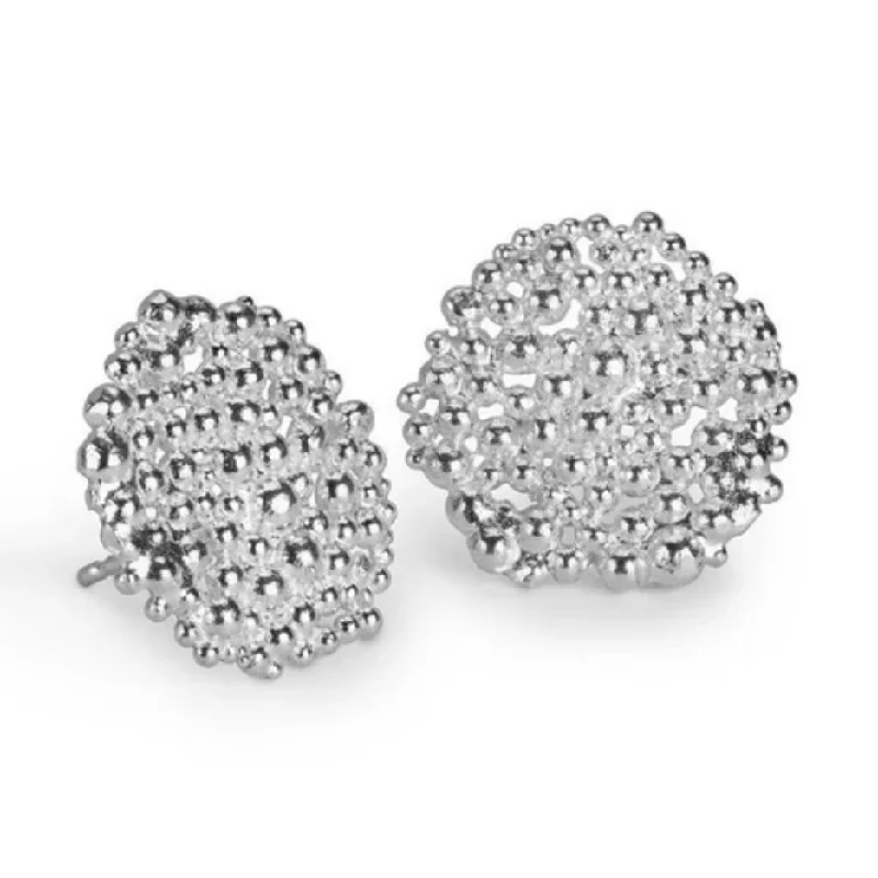 Silver Berry Studs