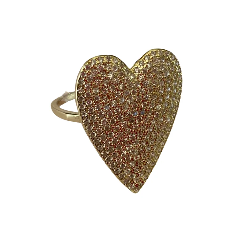 Heart CZ Ring