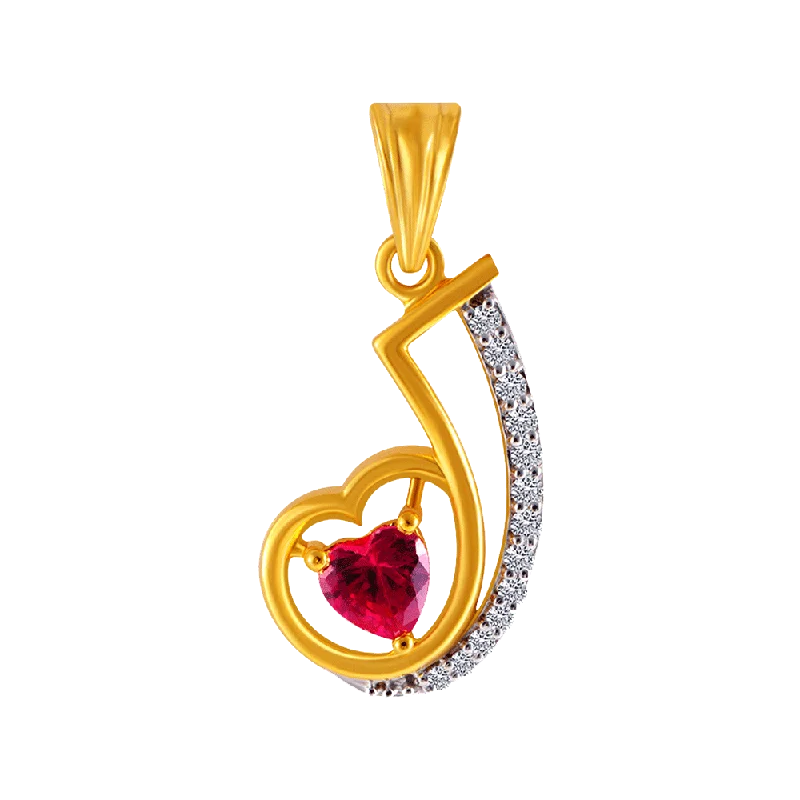 14KT (585) Yellow Gold Pendant For Women