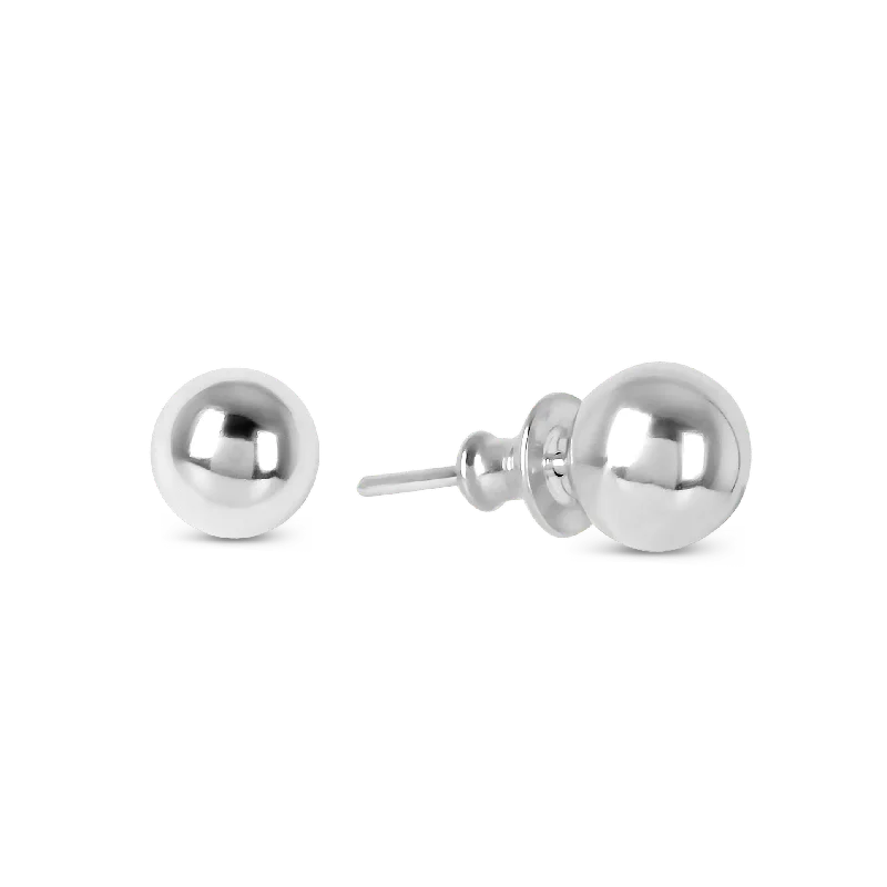 Sterling Silver Ball Stud Earrings