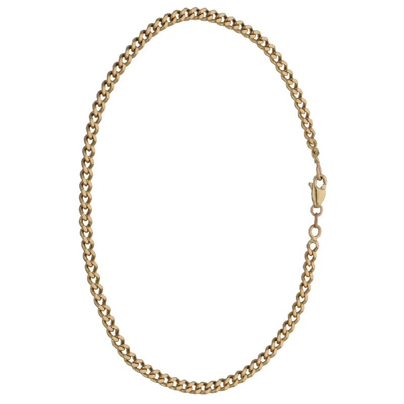 9ct Gold Curb Anklet