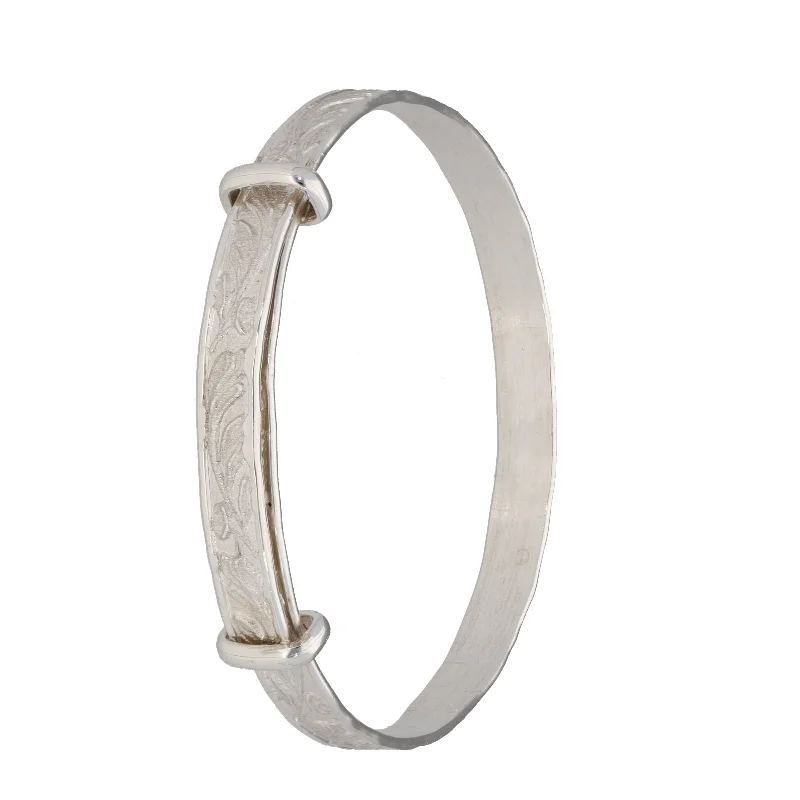 New Sterling Silver Kids Expanding Bangles