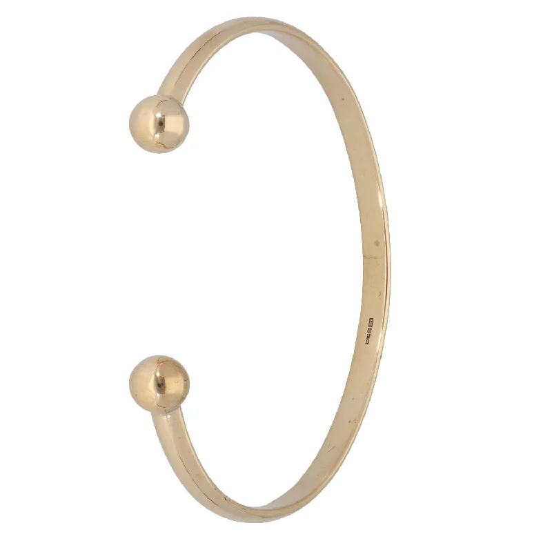 9ct Gold Torque Bangle