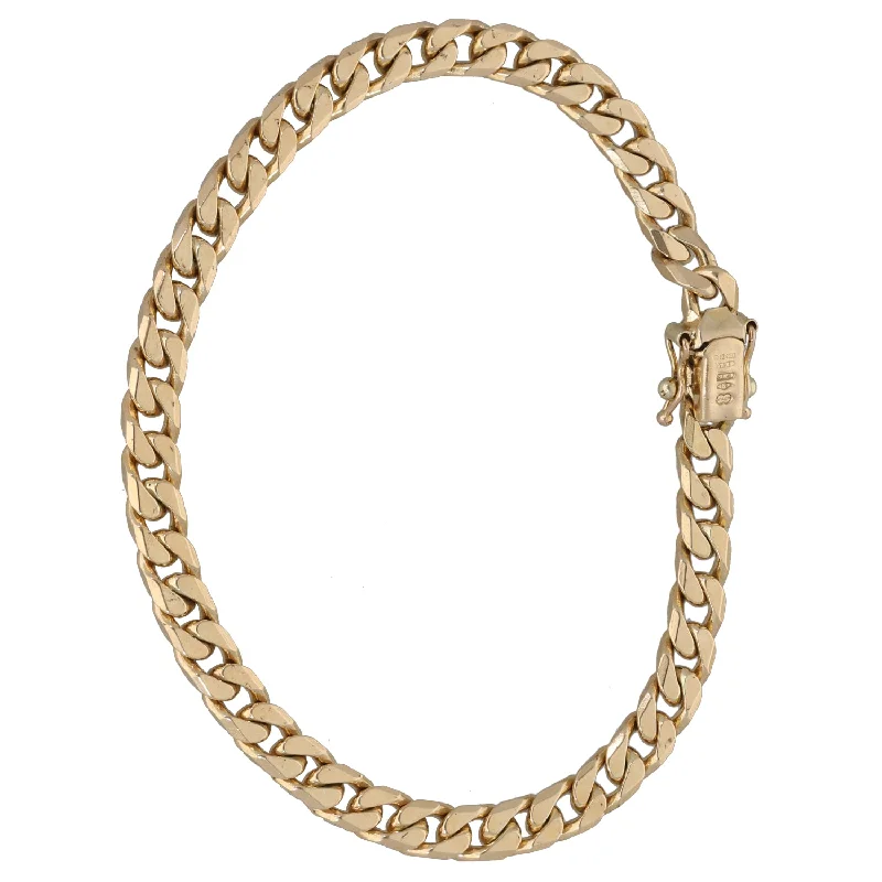 9ct Gold Curb Bracelet