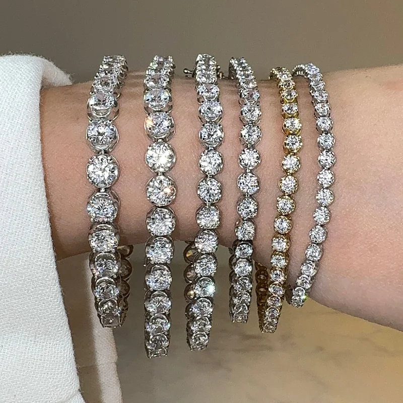 Round Brilliant Diamond Illusion Bracelet BR45558D