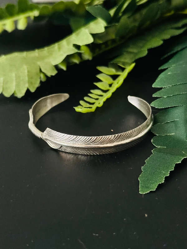 Navajo Made Sterling Silver Cuff Bracelet