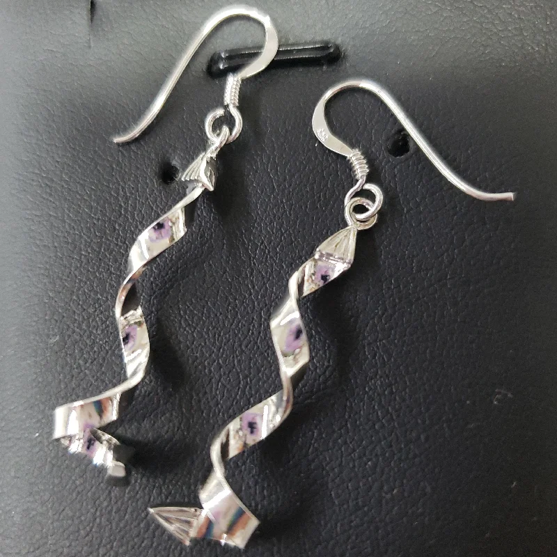 Sterling Silver Spiral Earrings