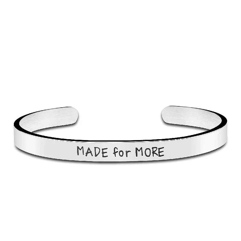 Made for More Mantra Cuff Bracelet