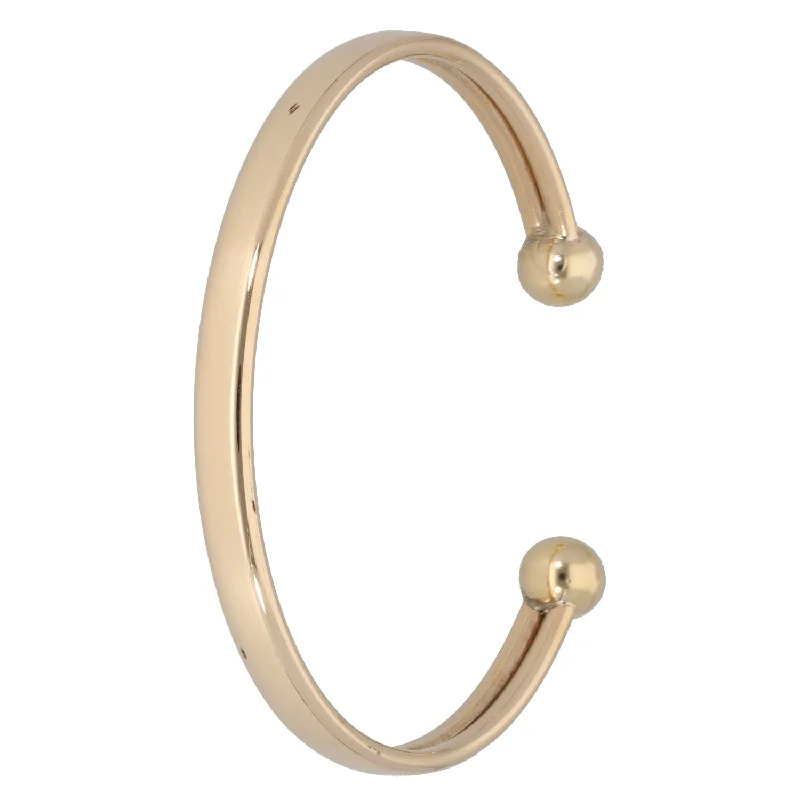 9ct Gold Torque Bangle