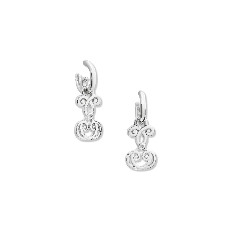 Ecurie Earring Drops Silver