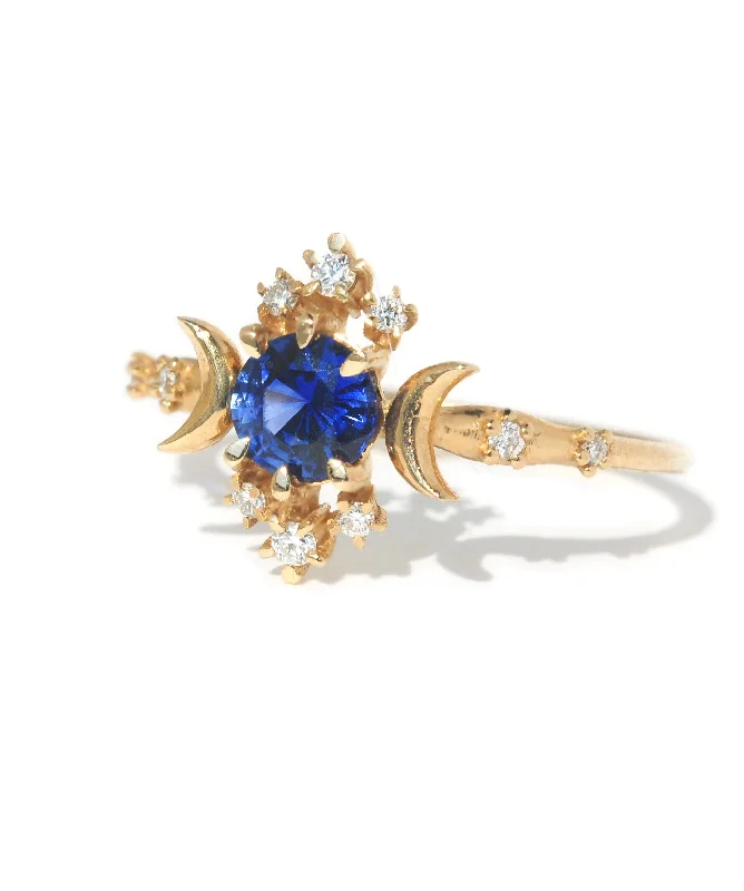 Sapphire Wandering Star Ring