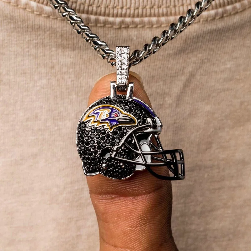 Baltimore Ravens Official NFL Helmet Pendant