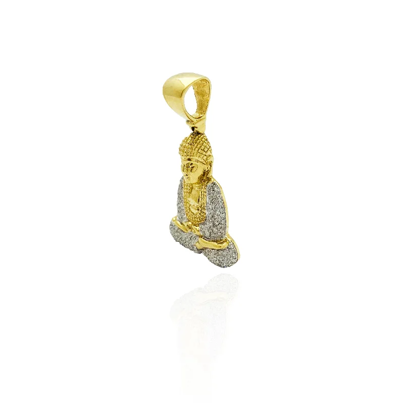 Buddha Diamond Pendant (10K).