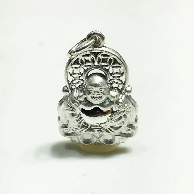 Buddha Pendant (Fine Silver)