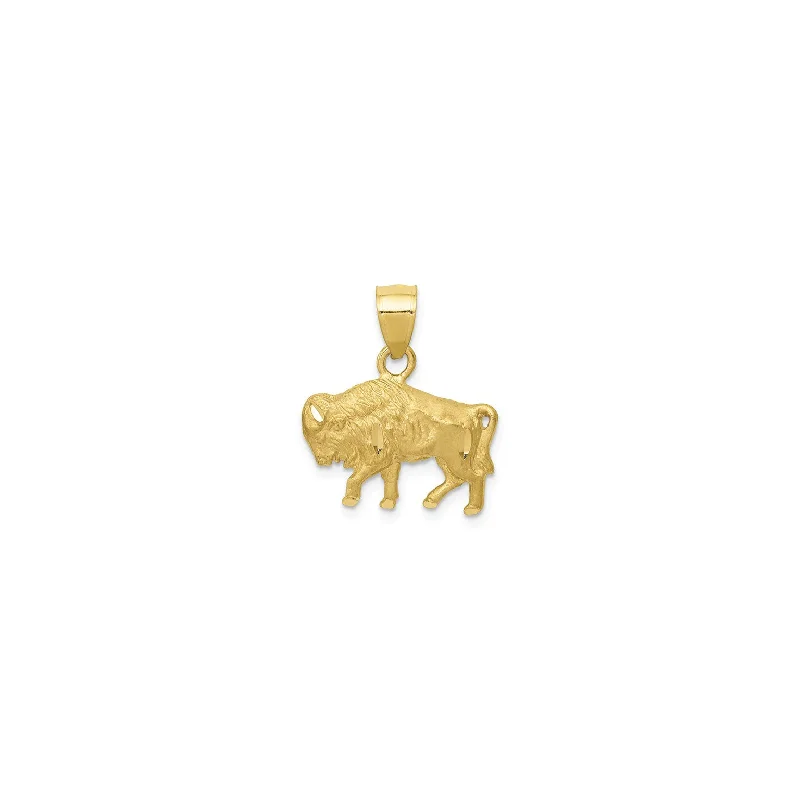 Buffalo Pendant (14K)