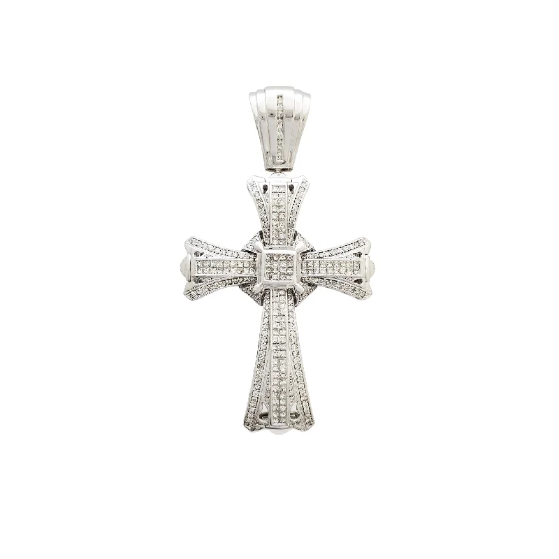 Diamond Expanding Cross Pendant (14K)