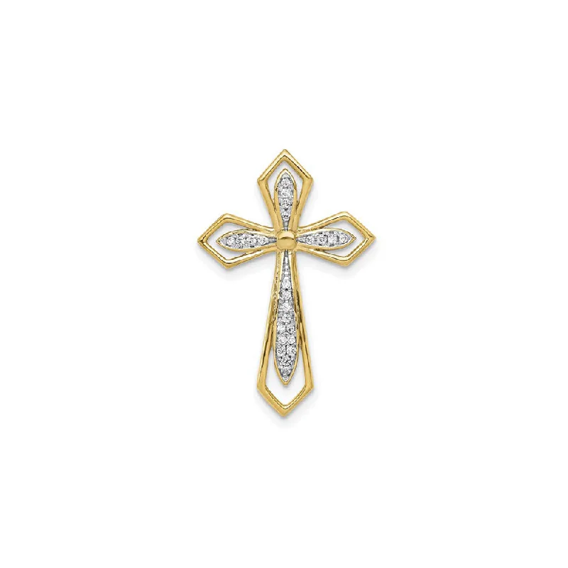 Diamond Passion Cross Pendant (14K)