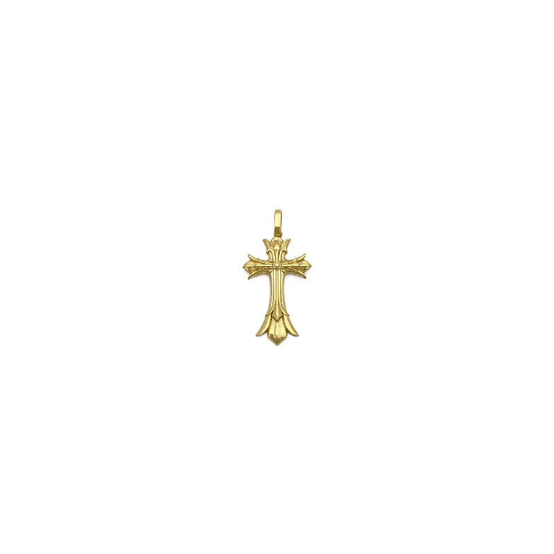 Fleur De Lis Cross Pendant