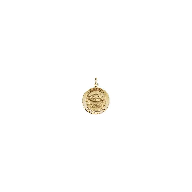 Holy Spirit Medal Pendant (14K)