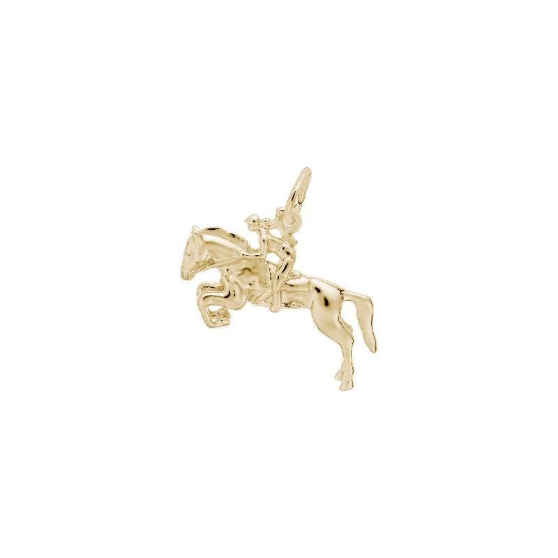 Horse with Rider Charm