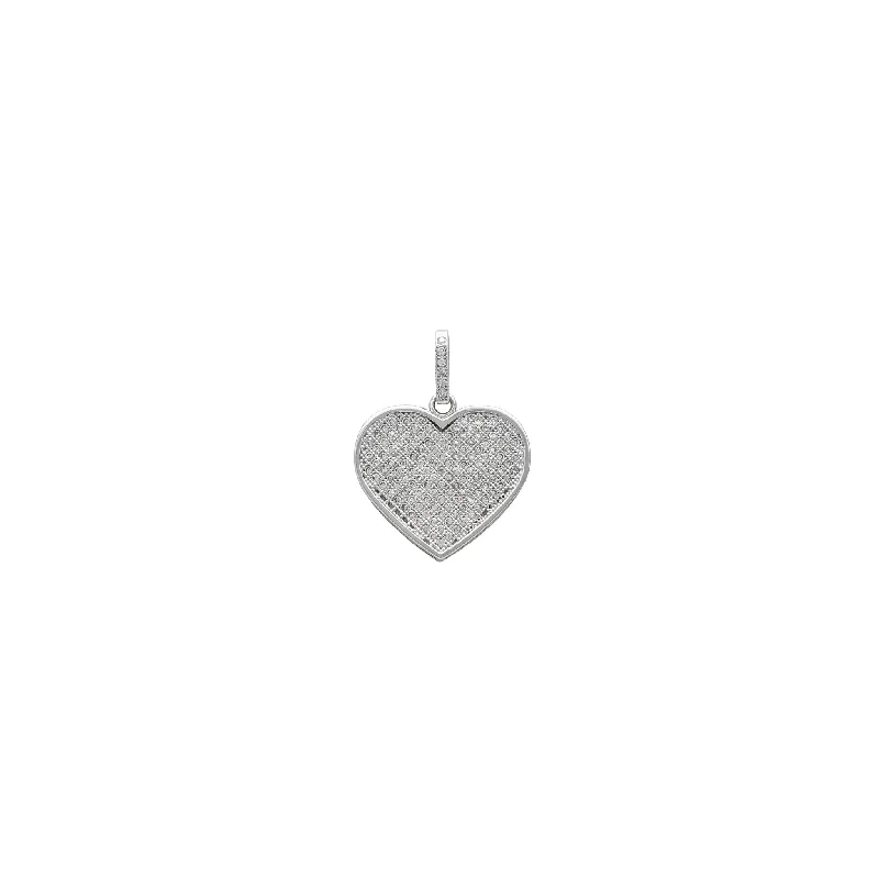 Icy Heart Pendant (14K)