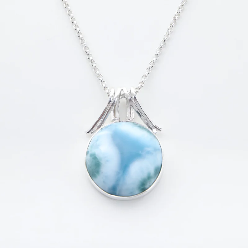 Larimar Pendant Edna