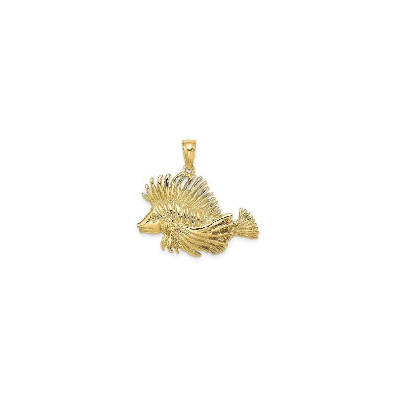 Lion Fish Pendant (14K)